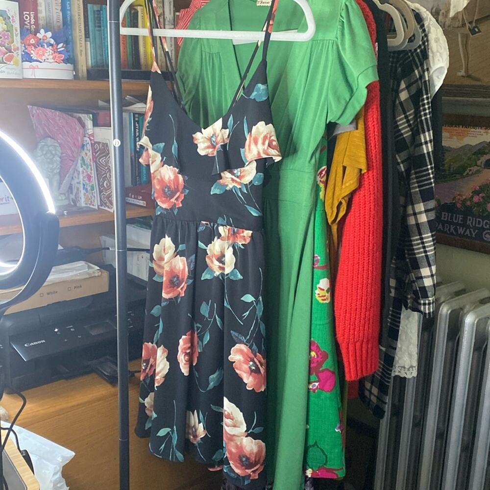 XHILARATION strappy floral dress